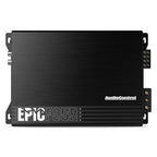 EPICFOUR 4-Channel Amplifier Car Audio 800W RMS, Compact Digital Class D, High/Low Pass Crossover, RCA Line Level Inputs for Aftermarket Radios, Epicenter Link, Smart Auto Protection