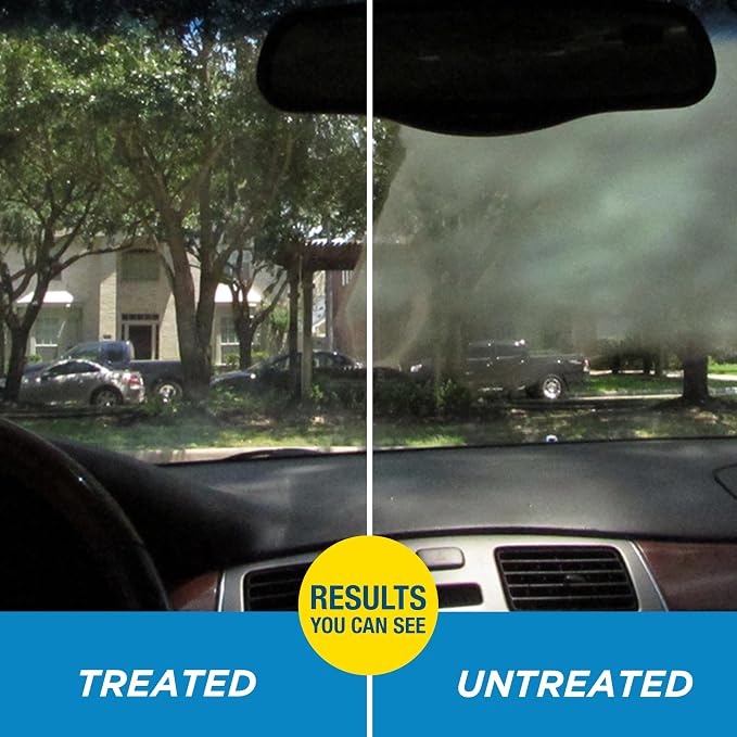 630543 Interior Glass Anti-Fog, 12 oz. - Prevents Fogging of Interior Glass and Mirrors, Usable on Both Automobiles and Marine Vehicles (Pack of 2)