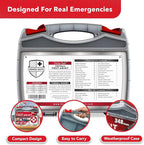2-in-1 First Aid Kit for Car, Travel and Home, 348 Pieces, Large Hardcase with Bonus Mini Kit for Medical Emergency, Survival and Camping