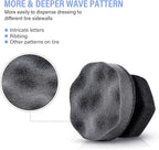 3 Pack Large Tire Shine Applicator Pad Tire Dressing Sponge Applicator Pads Tires Sponge Applicators Foam Gel Wet Applicators Car Detailing Reusable Cleaning Supplies for Applying Tires Shine
