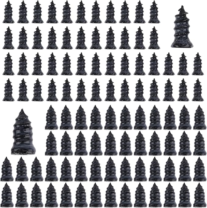 Tire Repair Screws, 100 PCS Vacuum Tire Plug Kit Spiral Rubber Nail, Tire Plugs Screw Type Fast Tool Self Screw in Tire Plugs, Tire Repair Kit for Car, Truck, Motorcycle Tire Puncture Repair