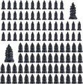 Tire Repair Screws, 100 PCS Vacuum Tire Plug Kit Spiral Rubber Nail, Tire Plugs Screw Type Fast Tool Self Screw in Tire Plugs, Tire Repair Kit for Car, Truck, Motorcycle Tire Puncture Repair