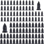 Tire Repair Screws, 100 PCS Vacuum Tire Plug Kit Spiral Rubber Nail, Tire Plugs Screw Type Fast Tool Self Screw in Tire Plugs, Tire Repair Kit for Car, Truck, Motorcycle Tire Puncture Repair