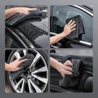 Premium Dual Sided Microfiber Car Drying Towel 28" х 36" 1300 GSM, Extra Large Absorbent Microfiber Towel for Cars, Trucks & SUVs, Lint Free Scratch Free Car Detailing Drying Cloth