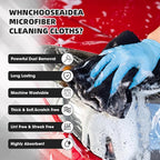 30 Pcs 12.5 x 12.5 Inch Edgeless Microfiber Plush Towels for Cars Detailing Drying Wash Polishing Absorbent Cleaning Cloths, 500 GSM (Black)
