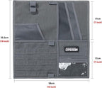 EXCELLENT ELITE SPANKER Tactical Visor Panel Organizer for Pickup F150 Large Molle Vehicle Sun Visor Holder Car Sunshade Storage Pouch
