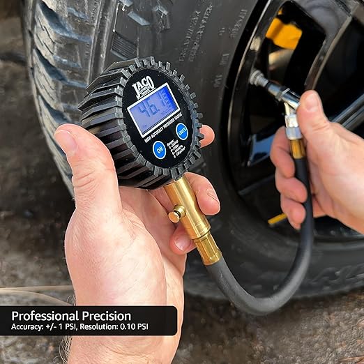 ElitePro Digital Tire Pressure Gauge - Professional Accuracy - 200 PSI