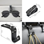 11 PCS Bling Diamond Car Accessories for Women, Sparkly Rhinestone Steering Wheel Cover, Bling Seat Belt Cushion, Glitter Shift Knob Cover, Car Cup Holder Coaster, Cute Interior Sets Black
