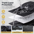 Car Seat Cover Protector, Waterproof Sweat Towel Seat Cover for Gym, Sports, Beach, Universal Front Seat Cover for Cars, Trucks, SUVs, Leather Seats(Gray)