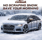 Half Car Cover SUV, Hail Protector Car Cover with Cotton Liner, Top Cover for Ice and Snow, All Weather Vehicle Body Cover for Sun, Rain, Dust, Fit SUV 190-200 inchs
