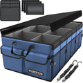 Trunk Organizer For SUV Car Trunk Organizer, Foldable Storage, Car Accessories for Women Men, Collapsible Bag, 600D Oxford, Non Slip Bottom, Straps, Soft Cover (85L)