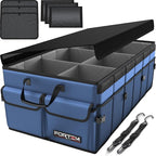 Trunk Organizer For SUV Car Trunk Organizer, Foldable Storage, Car Accessories for Women Men, Collapsible Bag, 600D Oxford, Non Slip Bottom, Straps, Soft Cover (85L)