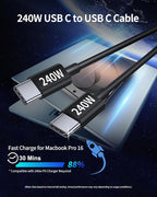 130W 3-Port USB C Super Fast Car Charger (with Voltage Display) for Samsung Galaxy S26/S25/ S24/S23/S22 Ultra/Z Fold/Flip, Android Phone, Type C Car Charger Adapter Accessories + 240W 3FT USB C Cable