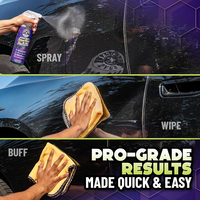 Raging Rhino Waterless Car Wash, Quick Detailer Spray And Wipe Exterior Cleaner, 2 Pack, 20 Oz Each