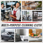 Shop Towels, Pack of 200, Grey Microfiber Cleaning Cloth Bulk, Microfiber Towels for Cars, All-Purpose Absorbent Cleaning Rags, Dust Cloth for Automotive, Mechanic, Garage, 11.5 x 11.5 inch