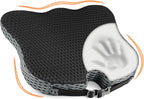 Car Seat Cushion for Driving, Wedge Driver Seat Cushion for Car | Memory Foam Car Seat Cushion for Long Driving, Car Cushion for Height, Non-Slip Base for Driver, Trucks, Office Chairs, Black