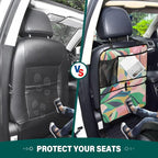 Kick Mats Backseat Protector with Anti Kick Design Offering Safety and Space for Backseat Essentials