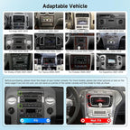[8 CORE 4G+64G] Car Radio for Ford F150/ F250/ F350 2004-2014 with Wireless Carplay/Android Auto, 7 Inch Android 13 IPS Touch Screen Stereo, Bluetooth, GPS, WiFi, DSP, SWC, + Backup Camera