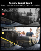 3W Ford Bronco Back Seat Cover Custom Fit for 2021-2025 2026 Bronco 4 Door All Weather Fit for Floor Liner Backrest Mats Full Set Ford Bronco Accessories