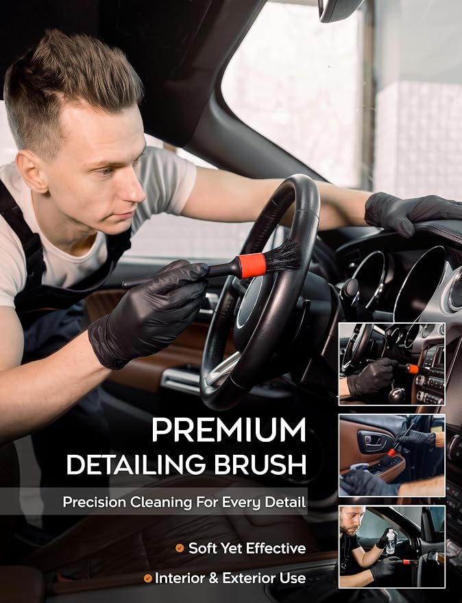 Car Duster Kit, Ultra Soft Microfiber, Lint & Scratch Free | Includes Storage Bag & Unbreakable Handle, Removes Pollen & Dust, Exterior & Interior for SUV & Home