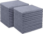 AIDEA Microfiber Cleaning Cloth-24PK, Soft Microfiber Towels for Cars, Absorbent Cleaning Rags, Lint-Free Streak-Free Wash Cloths for House, Kitchen, Window(12inx16in)