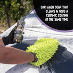 HydroSuds Ceramic Shine High Foaming Car Wash Soap (Works with Foam Cannons, Foam Guns or Bucket Washes) For Cars, Trucks, Motorcycles, RVs & More, 32 fl oz, Berry Scent - CWS21232