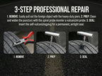 Flat Tire Repair Kit with Plugs 31 Pcs for Car, Motorcycle, ATV, Jeep, Truck, Tractor Flat Tire Puncture Repair