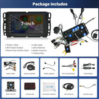 Car Stereo Radio for Chevy Impala 2006 2007 2008 2009 2010 2011 2012 2013, 7" Touchscreen Android 14 Car Radio Stereo Head Unit with CarPlay Android Auto GPS Navi SWC DSP FM WiFi Bluetooth Camera