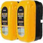 Oil Film Cleaning Brush for Car Windows, 2PCS Clear Vision Car Glass Cleaner with Anti-Rain Coating for Auto Windows and Windshields Improving Clarity, 8 fl oz / 240 mL