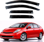 KPY Rain Guards Fit for 2004-2009 Toyota Prius, Out-Channel Window Visors Vent Wind Deflectors 4PC, Car Accessories for 04-09 Prius