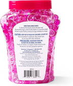 Fraganzia Crystal Beads Air Freshener Spring Scent Twin Pack Long Lasting Room Deodorizer Odor Eliminator Gel Beads Home Car or Office 2 Jars 24 FL OZ Total Passive No Setup Required