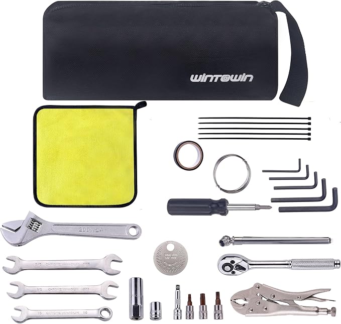 Motorcycles Repair Tool Kit Compatible with H-Arley HD Motorcycles Bike,Road Carry Tool Kit