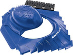 SJEG-DZ Ice Dozer Ice and Snow Scraper Tool | Squeegee Brush, Blue