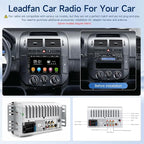 Double Din Car Stereo Radio Support Apple Carplay&Android Auto, 7inch HD Touchscreen Double Din Radio with Bluetooth, Car Audio Receivers, Camera, MirrorLink, FM Radio, 2 USB/TF/AUX/Subwoofer