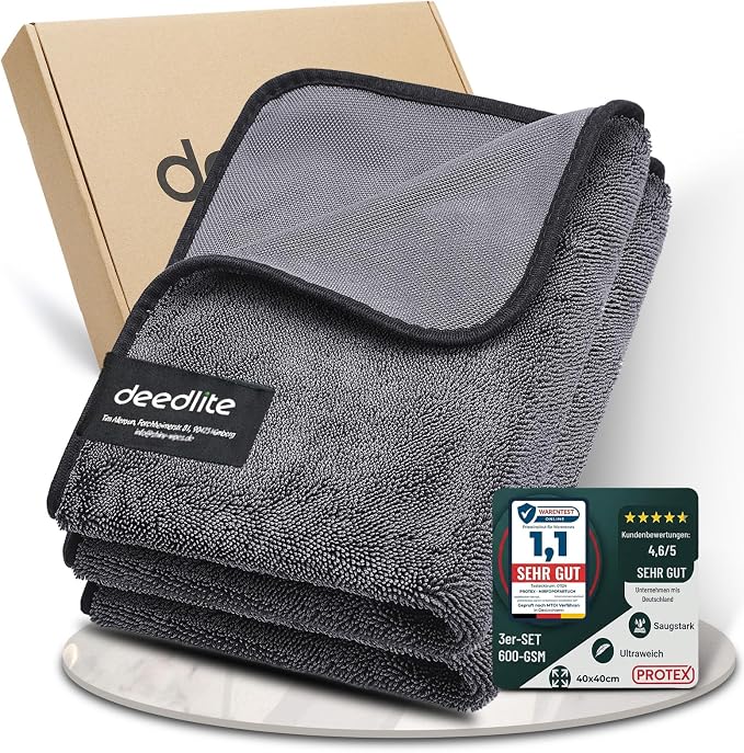 Bath Wipes Shower Cleaning Cloths, Premium Car Drying Towel | Ultra Absorbent Twisted-Loop Design| Microfiber Towel for Car, Shower Cabin, Household