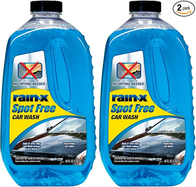 620073 - Car Wash Deep Cleaning, High Foam Soap Provides Spot Free Shine with No Towel Or Hand Drying Needed - Car soap for car cleaning and detailing 48 fl oz (Pack of 2)
