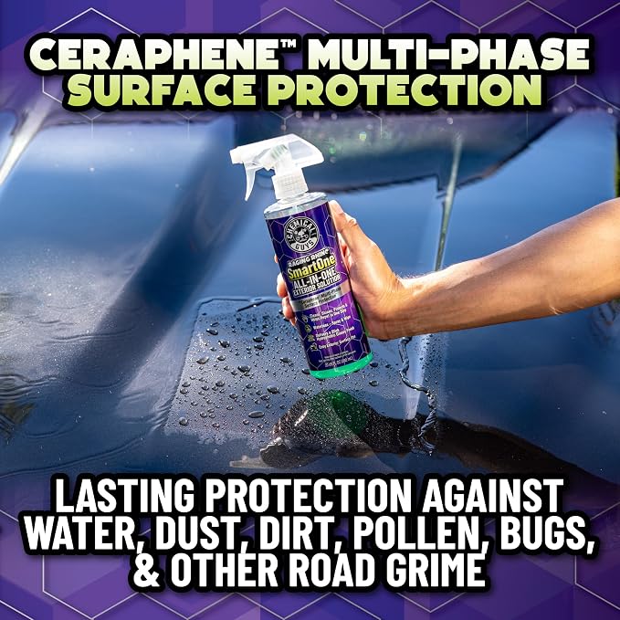 Raging Rhino Waterless Car Wash, Quick Detailer Spray And Wipe Exterior Cleaner, 2 Pack, 20 Oz Each