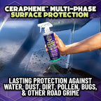 Raging Rhino Waterless Car Wash And Quick Detailer Spray, No Rinse Exterior Cleaner For Paint, Glass, Wheels, Plastic, And Chrome, Spray And Wipe Shine, 20 Fl Oz