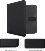 CoBak Car Registration and Insurance Holder - Small and Lightweight Vehicle Glove Box Car Organizer, Auto Truck Comparment Accessories Case for Essential Document, Driver License (Rhombus Black)