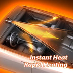 NEW Car Heater,Portable 12V Car Heaters & Defroster,Fast Heating & Cooling Fan,Plug In Car Heater for Windshield Defogger with 360° Rotary Car Heaters for Vehicle,Car,RV,SUV(WW-CH-01)