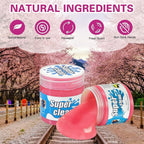Car Cleaning Gel Putty, Reusable Interior Cleaning Slime Dust Remover, Auto Detailing Cleaning Gel for Vents Keyboard Crevice, Car Accessories Gift Yellow & Pink