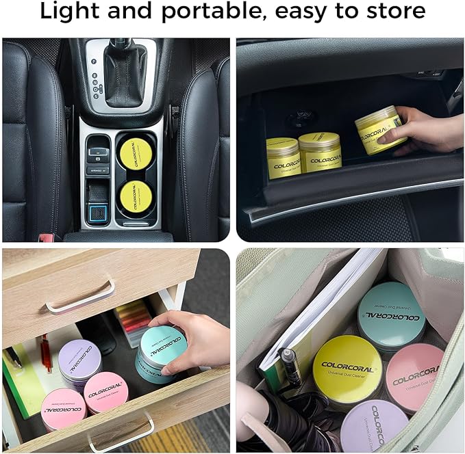 Cleaning Gel Universal Dust Cleaner for PC Keyboard Car Detailing Office Electronics Laptop Dusting Kit Computer Dust Remover, Computer Gaming Car Accessories, Gift for Men Women 160g