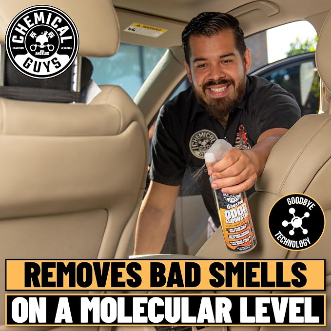 SPI2321603 Ghosted Complete Interior Vehicle Odor Eliminator, Great for Cars, Trucks, SUVs, RVs, Home, Office & More, 16 fl oz (3 Pack)