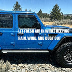 in-Channel Window Visors Rain Guards for Ford Bronco Sport 2021-2026 | Window Deflectors, Vent Visor, Sun Shades, Window Shields, Dark Smoke, Car Accessories
