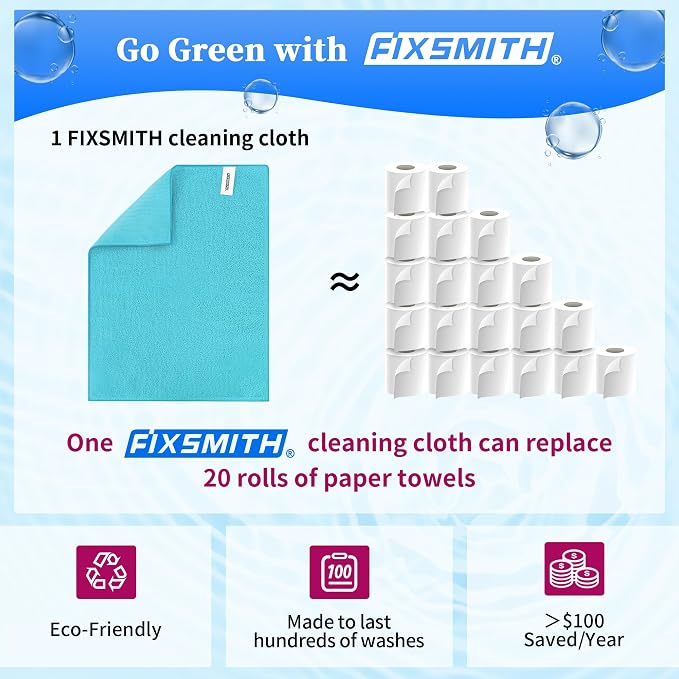 Shop Towels-200 Pack, Multi-Functional Shop Rags, 12 x 16 in Microfiber Cleaning Cloth, Highly Absorbent Cleaning Rags, Cleaning Towels for Car Kitchen Home Office