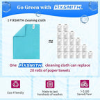 Shop Towels-400 Pack, Multi-Functional Shop Rags, 12 x 16 in Microfiber Cleaning Cloth, Highly Absorbent Cleaning Rags, Cleaning Towels for Car Kitchen Home Office