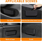 for Tesla Model Y 3 Sunglasses Holder Center Console Organizer Tray Storage Box Key Card Coin Holder Silicone Hook for Flocking Tesla Accessories