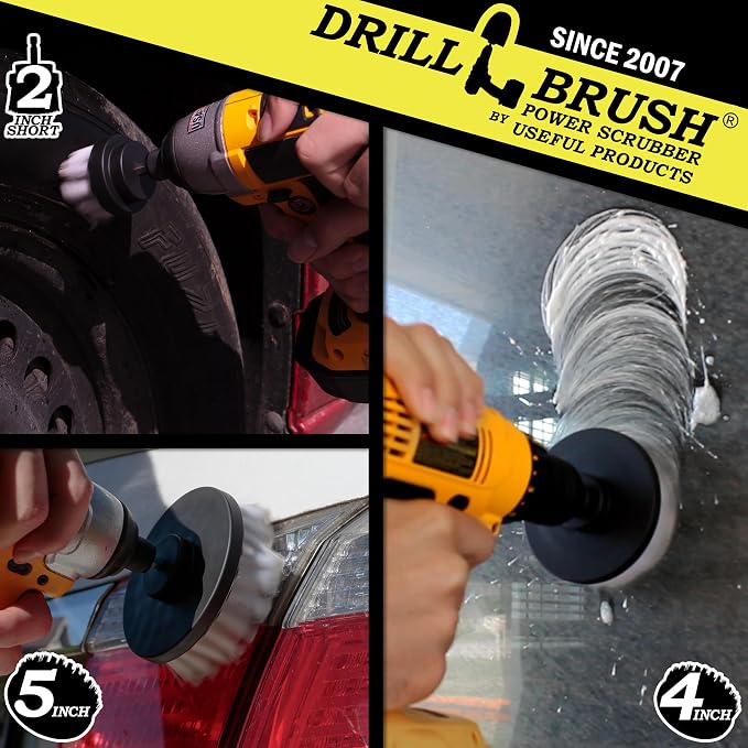 Car Accessories - Attachment for Washing, Wheels, Mats, Detailing - Carpet and Upholstery Cleaner - Boat and Kayak Hull Accessories - Glass and Fiberglass Cleaner