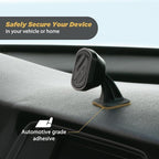 MMDSD-RP MagicMount™ Select Mini Magnetic Car Phone Holder - Strong Magnet Mount for iPhone and Android - Secure Magnetic Cell Phone Mount for Car Dash - Universal 360° Mobile Cellphone Holder