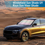 Car Windshield Sun Shade, Folding Car Shades for Front Windows UV Rays Sun Cover Shade, Keeps Your Vehicle Cool